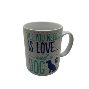 Chasing Baxter Dog Love Quote Coffee Mug All You Need Is Love And A Dog Polka